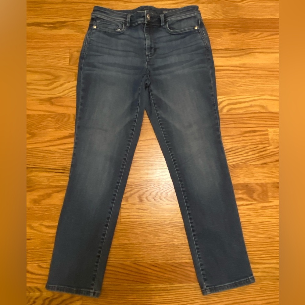 J Jill authentic fit slim ankle jeans